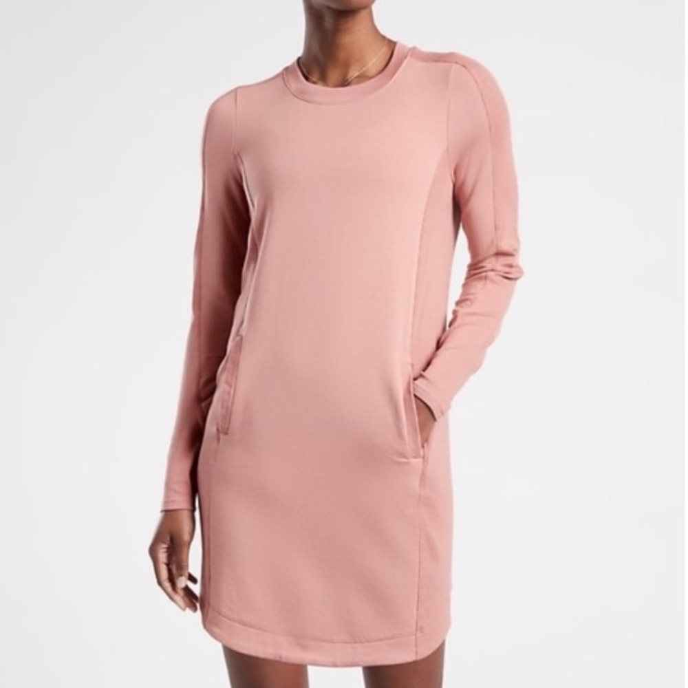🦢 Athleta Balance Dress French Terry, M
